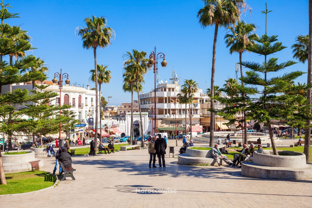 Historic streets in Tangier reflecting the city's cosmopolitan heritage